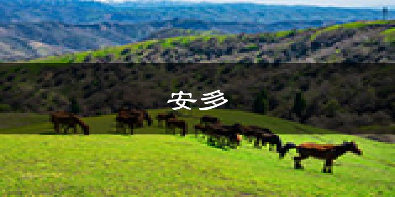 安多天气预报未来一周