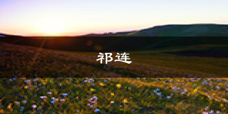 祁连天气预报未来一周