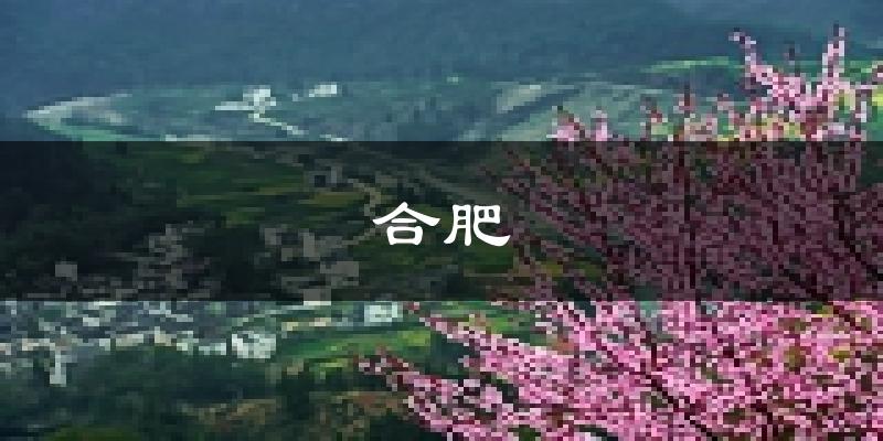 合肥天气预报未来一周