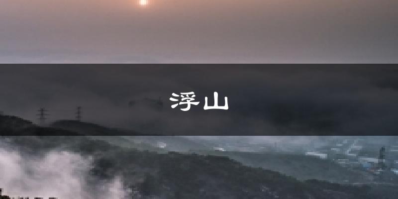 浮山今日天气